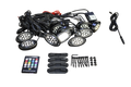 10pc Colour Rock Light Set