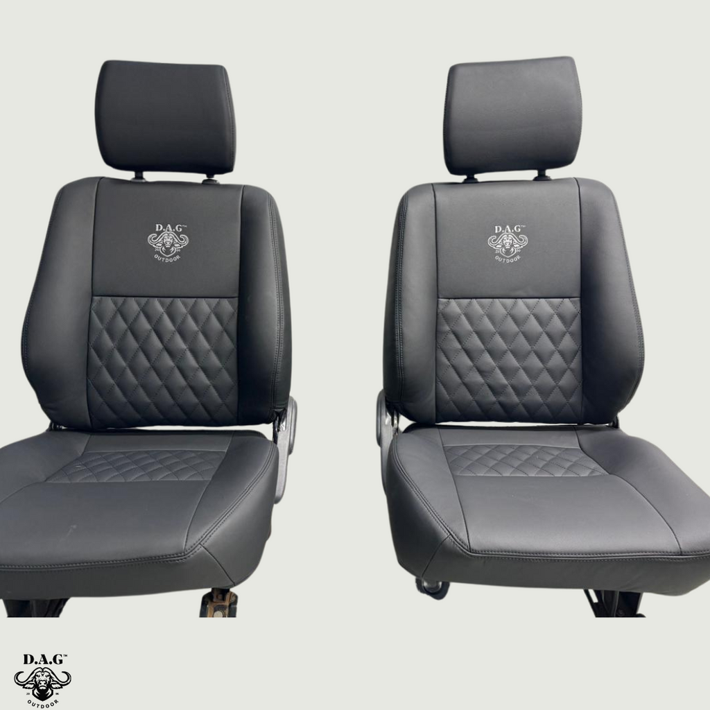 D.A.G |  Landcruiser 79 series leather overlanding seats D/C