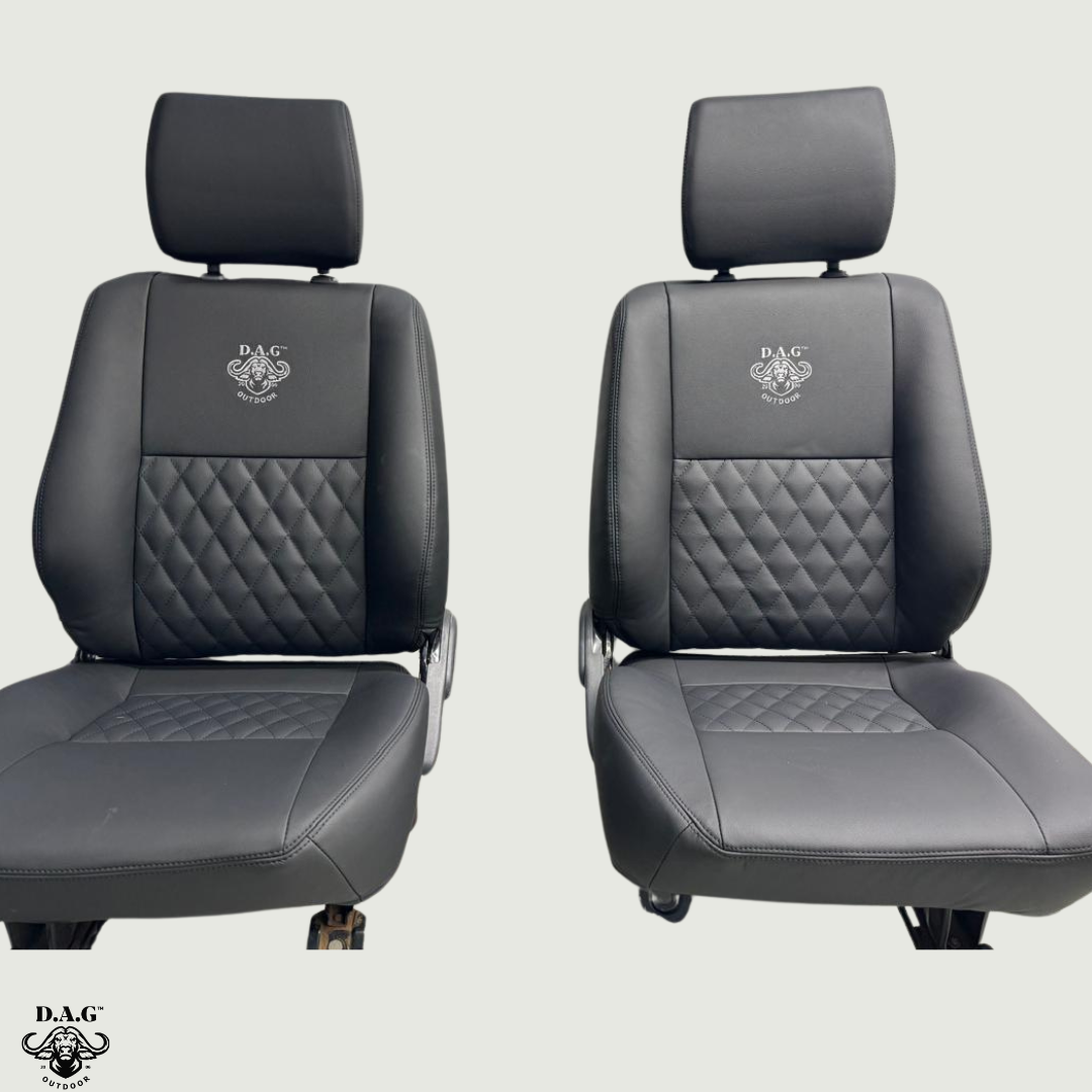 D.A.G |  Landcruiser 79 series leather overlanding seats D/C