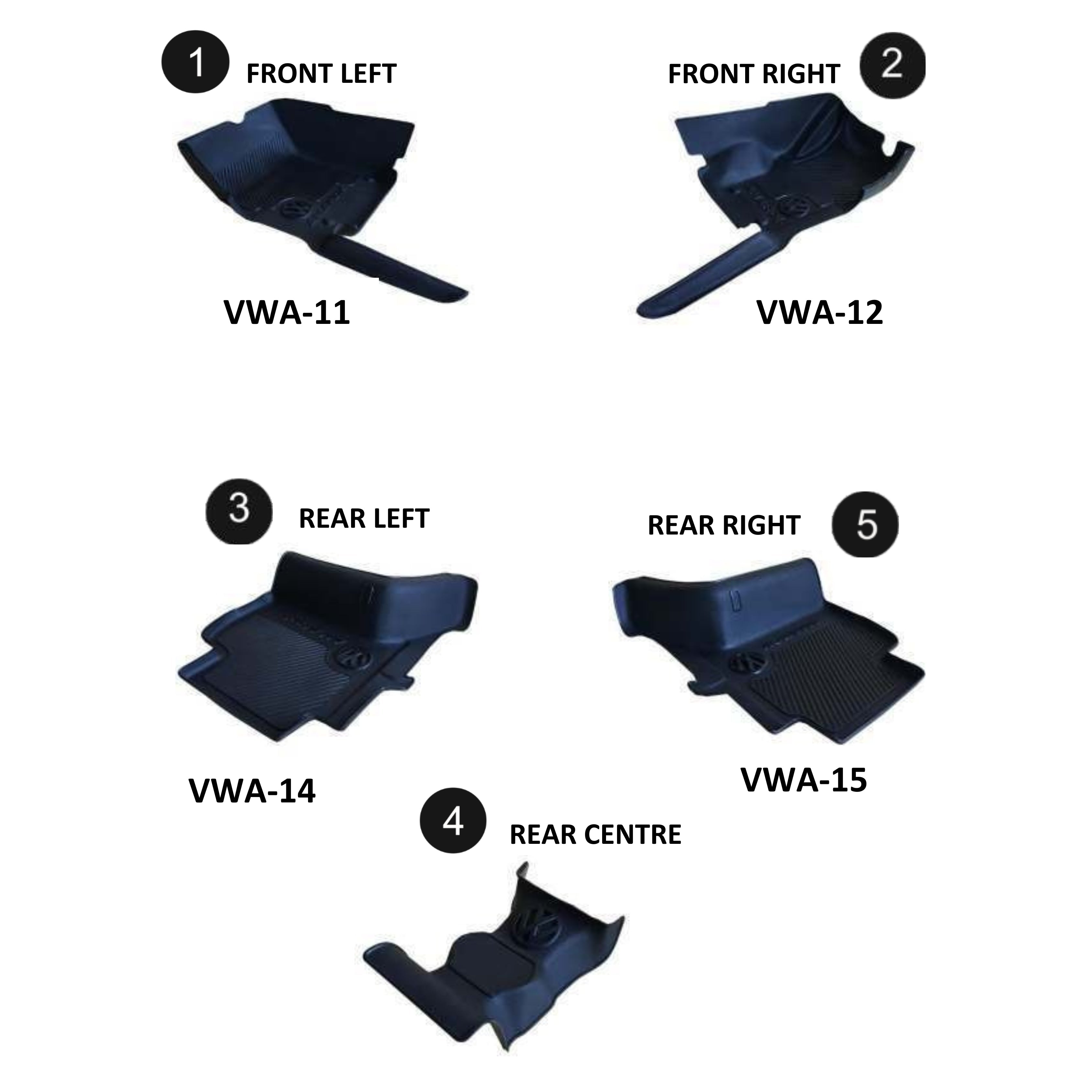 VW AMAROK 2023- PRESENT | LEFT REAR MAT [3]