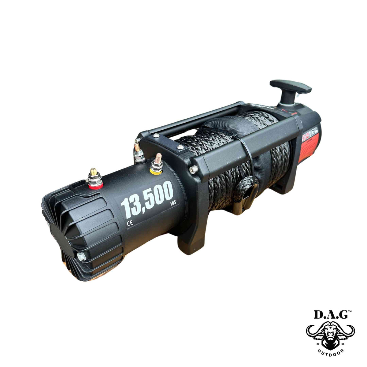 D.A.G | Bull Winch 13500lbs (synthetic rope, 6.5 HP motor)