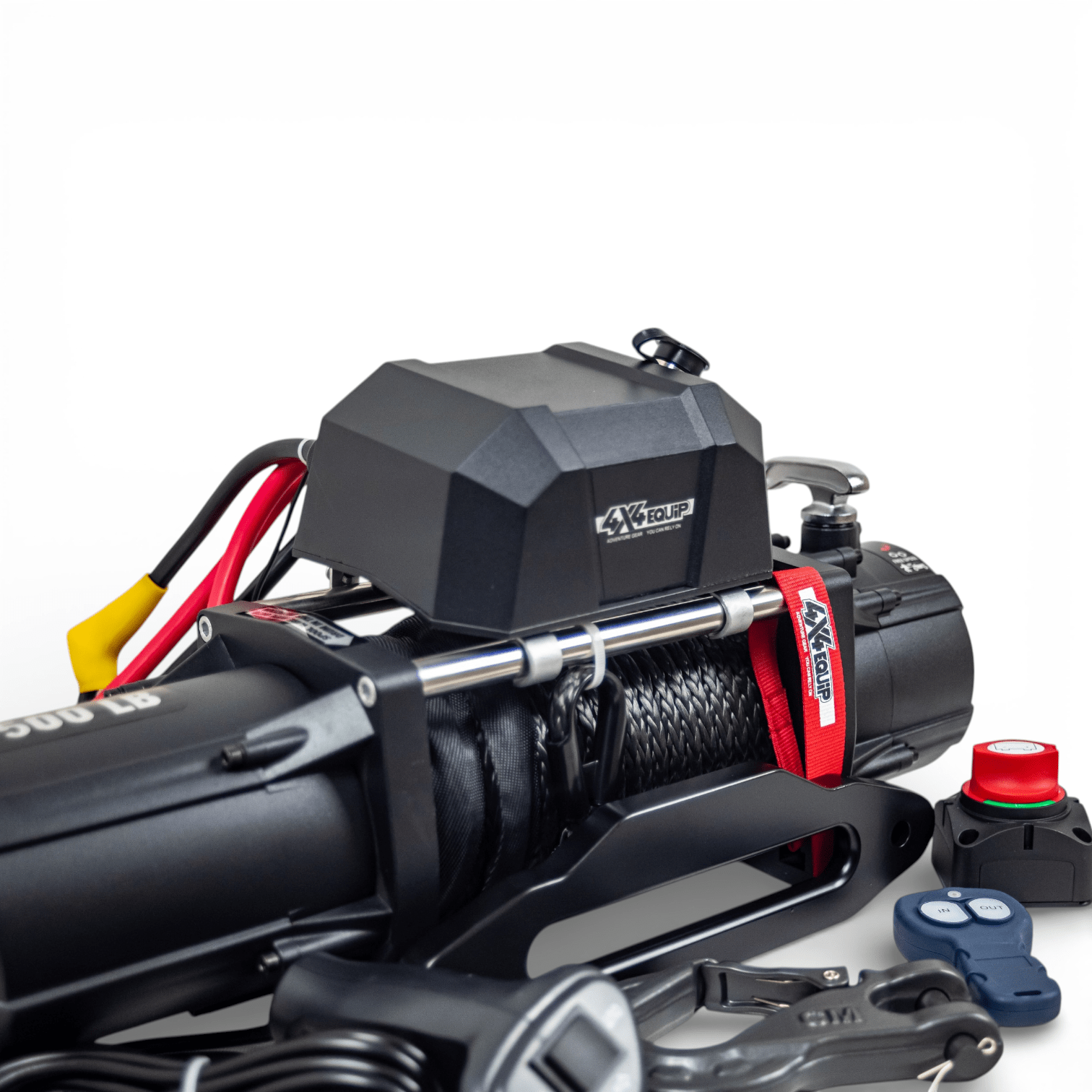 Winch 9500lbs + Synthetic cable + Cut off