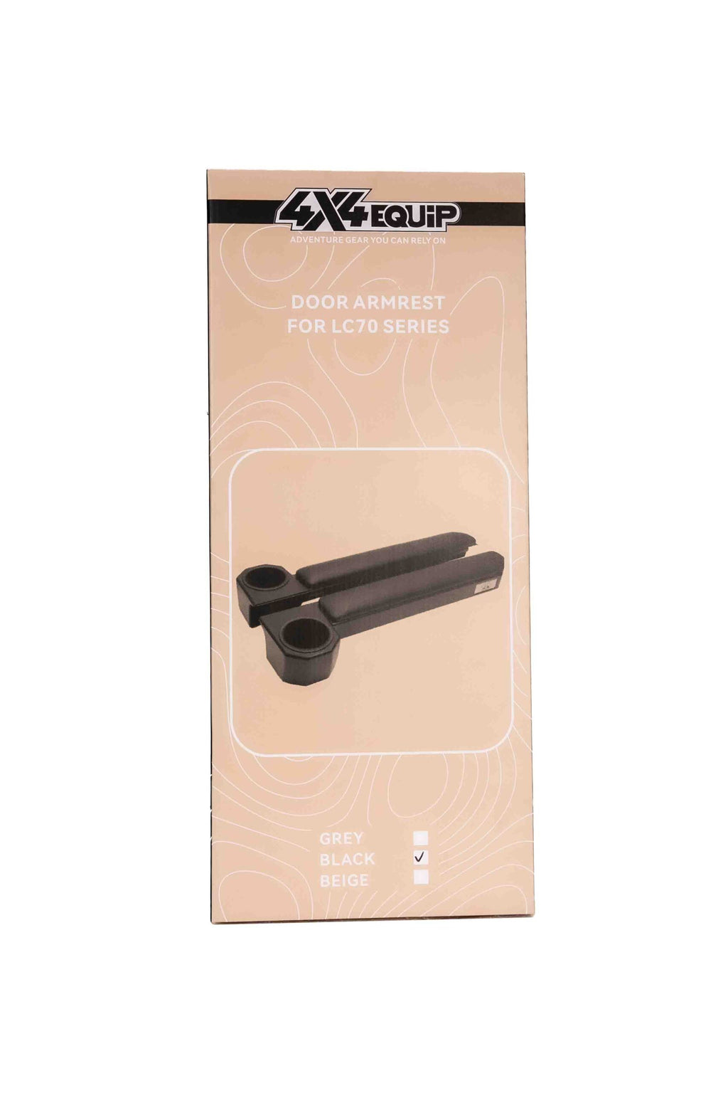 Land Cruiser Armrest  and Cupholder SET BLACK
