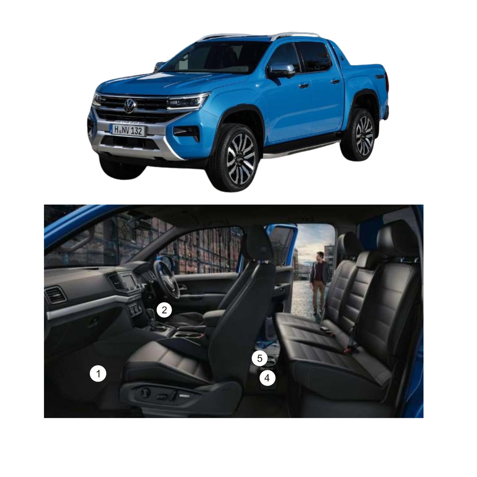 VW AMAROK 2023 - PRESENT | RIGHT REAR MAT [5]