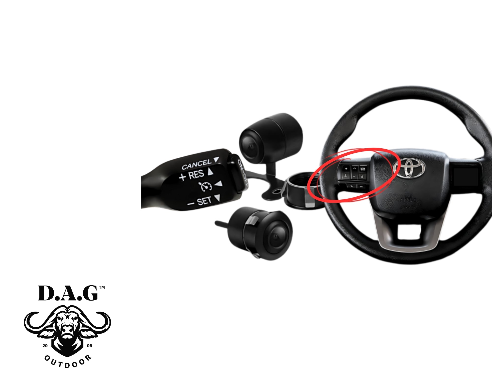 LC 79  2.8 Cruise Control, Reverse Cam and Steering Wheel Button Combo