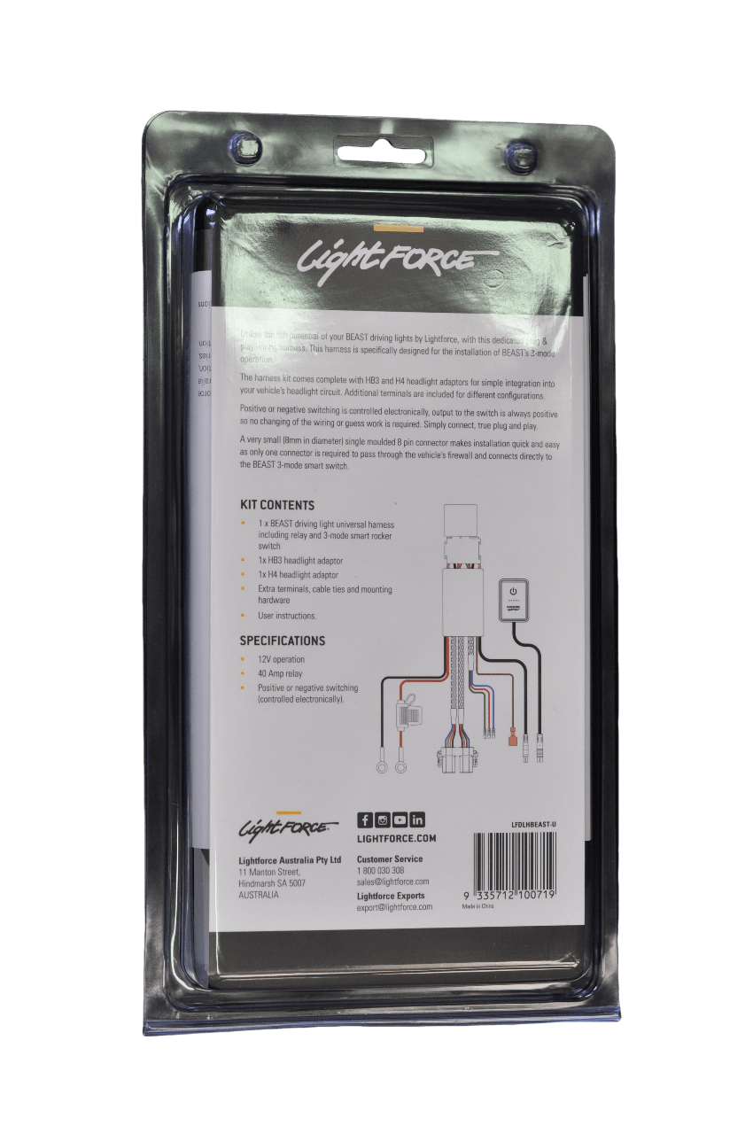 Beast Driving Light Universal Wiring Harness