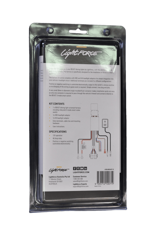 Beast Driving Light Universal Wiring Harness