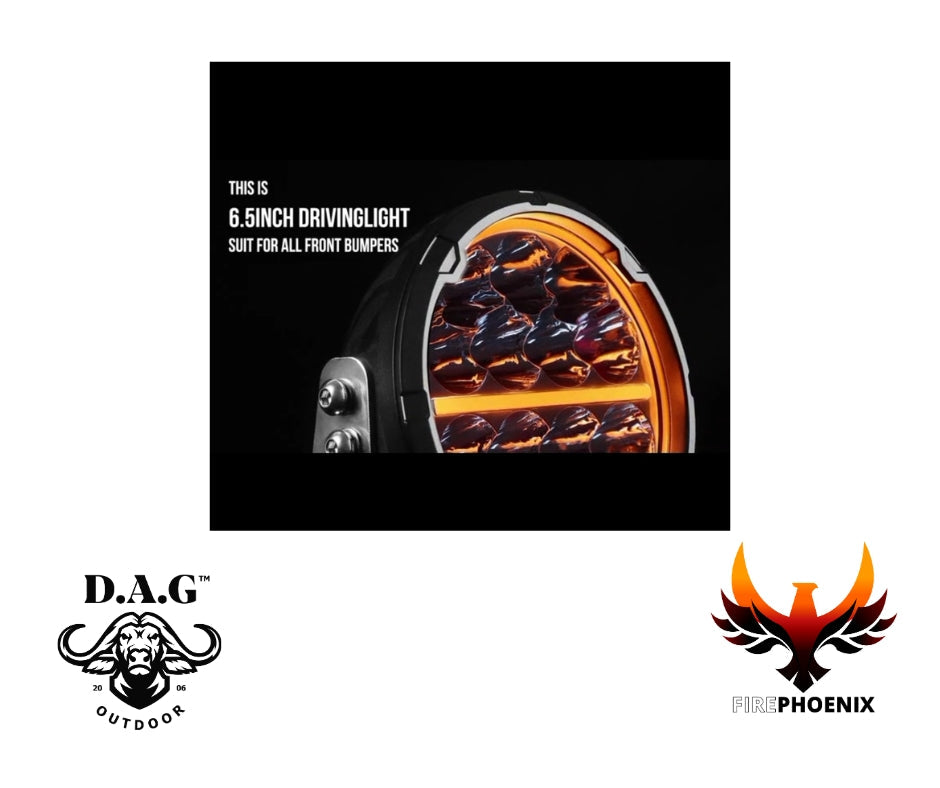 D.A.G | Fire Phoenix 6.5'' DRL LED SPOTLIGHT SET