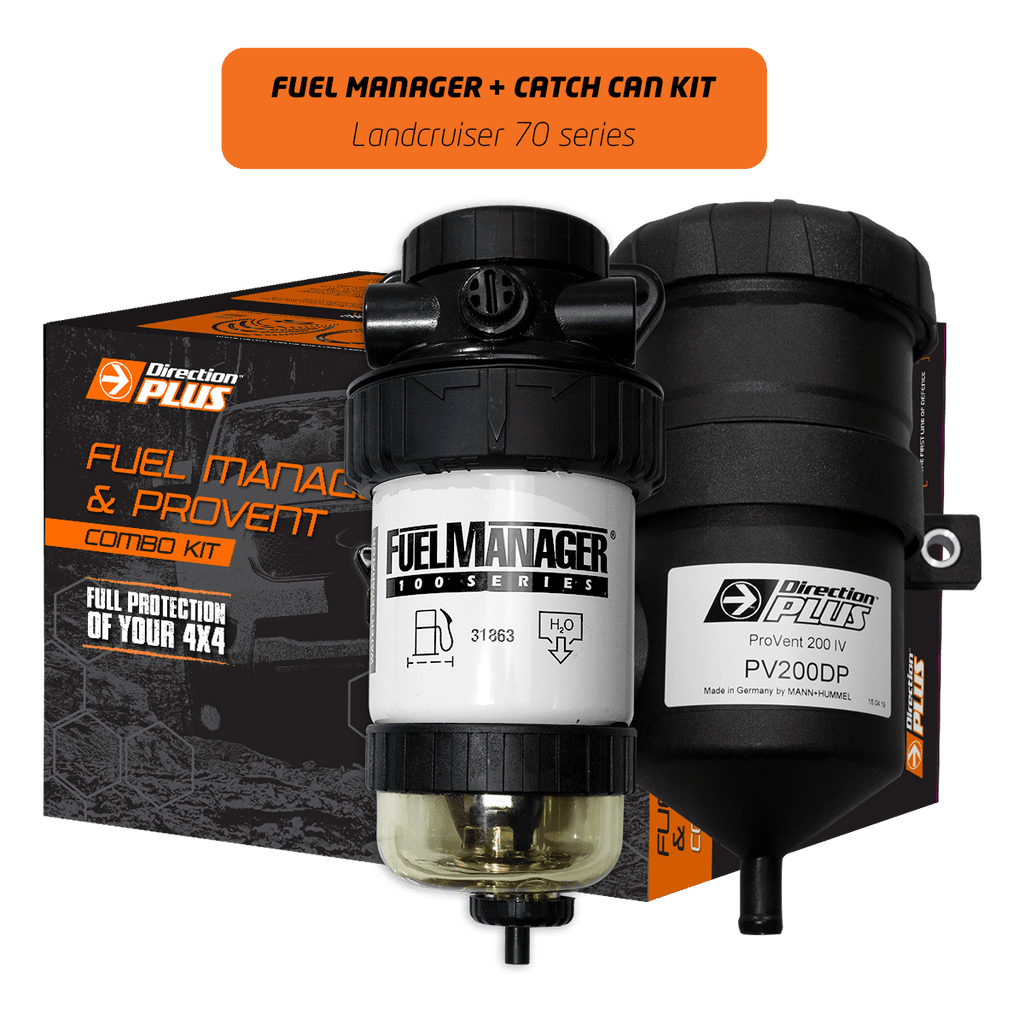 Fuel Manager Pre-Filter + Catch Can Kit LAND CRUISER 70