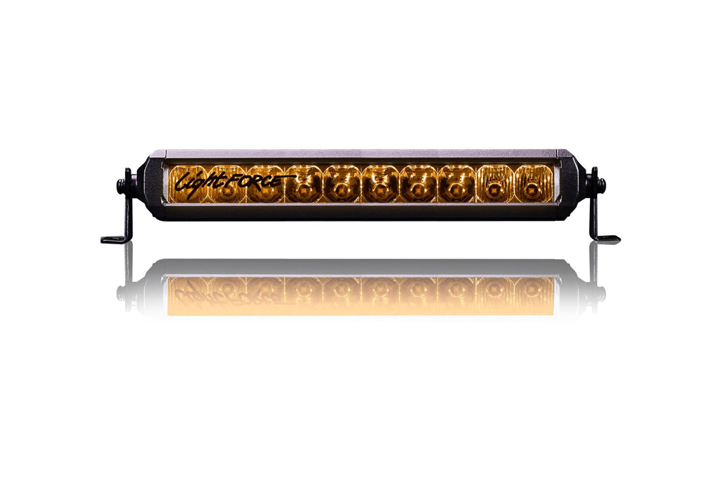 10″ Single Row Viper Amber LED Light Bar