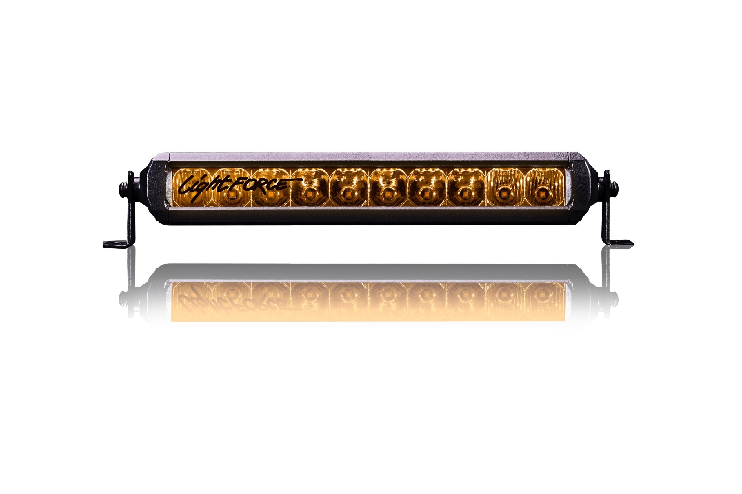 10″ Single Row Viper Amber LED Light Bar