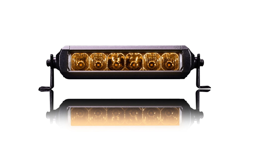 6″ Single Row Viper Amber LED Light Bar