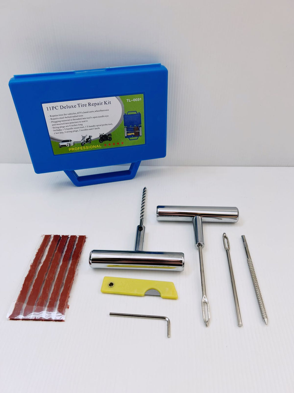 12 Pieces Tyre Repair Kit