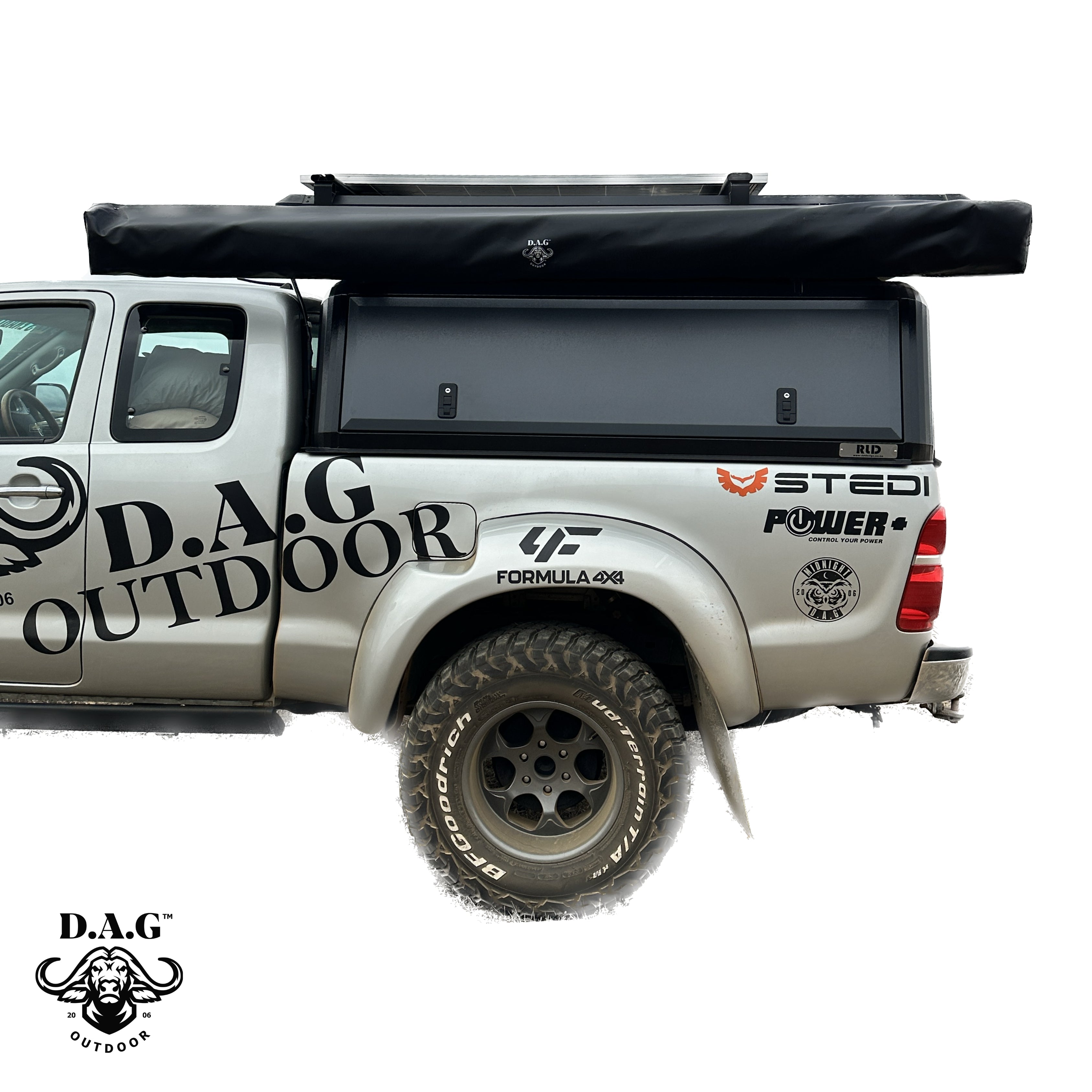 D.A.G XL 2.5M 270 Degree Buffalo Wing Awning