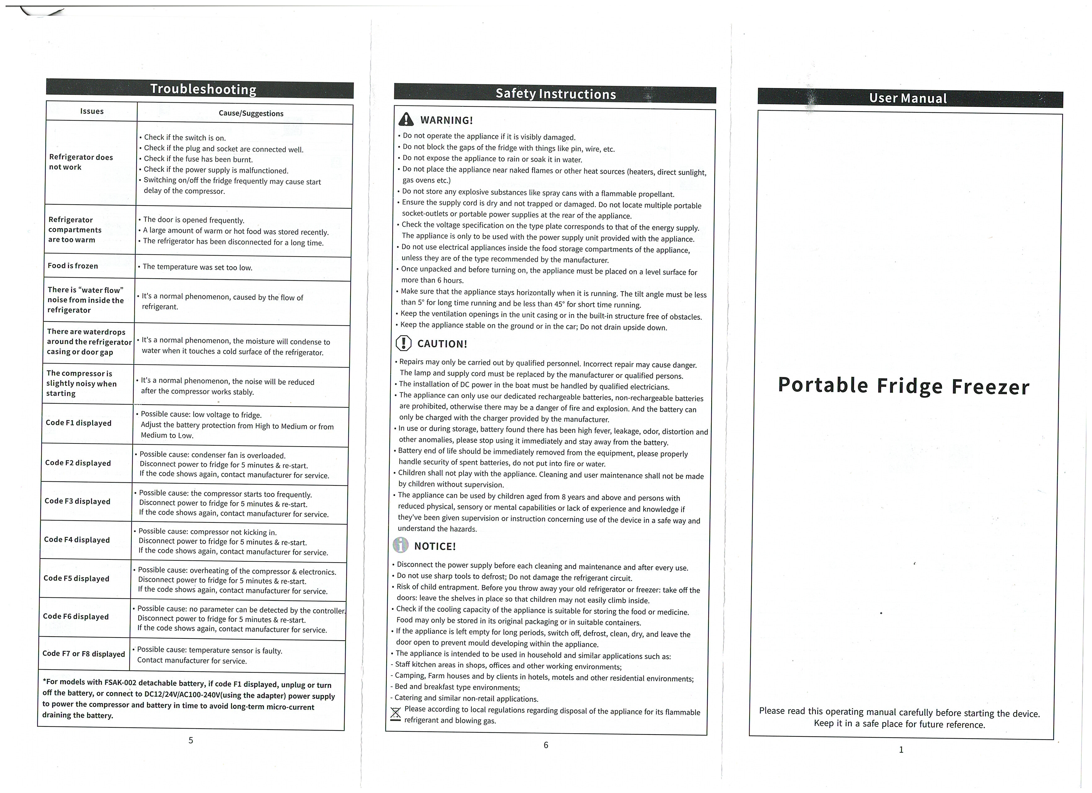 D.A.G | 55L Kalahari Double Door Fridge