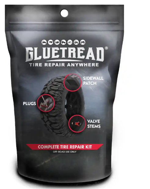 GlueTread Complete Tire Repair Kit