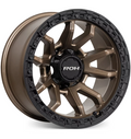 ROH Raid 17x9 -12 5/150 Matt Black Bronze
