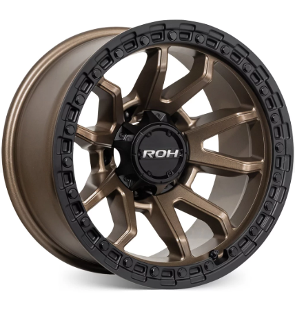 ROH Raid 17x9 -12 5/150 Matt Black Bronze