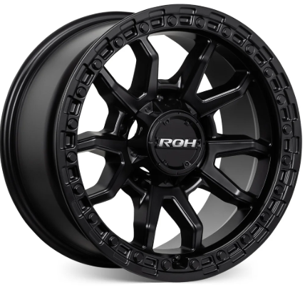 ROH Raid 17x9 -12 5/150 Matt Black