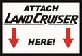 4x4 direct stickers 4. Attach Landcruiser Here - Sticker