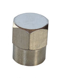 valve-cap. Metal valve cap