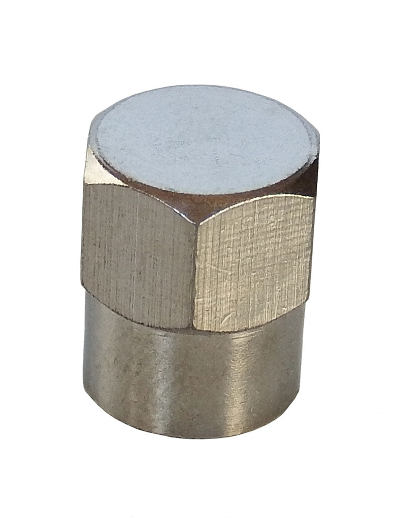 valve-cap. Metal valve cap