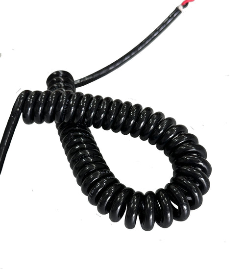 wire-coil. Retractable Coiled cable