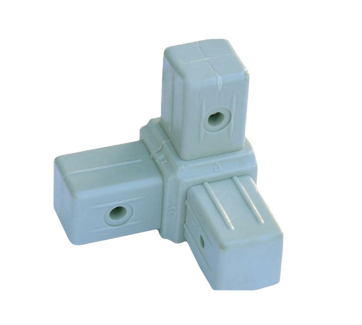 3-way-grey-ind-25mm-connect-it. 3-way Connect-It Ind grey 25mm