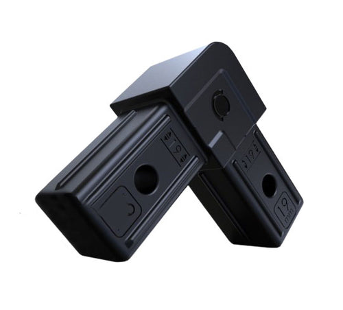 2-way-corner-black-ind-25mm-connect-it. 2-way Connect-It-corner Black 25mm