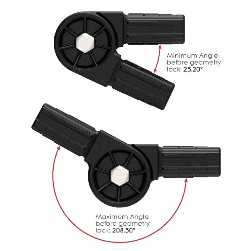 2-way-sqr-adjustable-black-25mm-connect-it. 2-way-Adjustable Connect-It sqr Black 25mm
