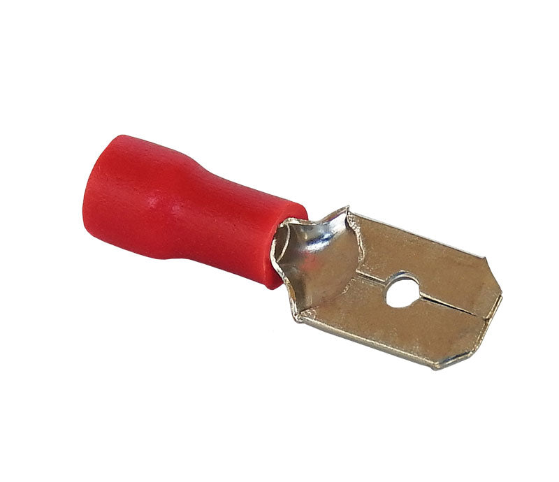 spade-m-red. Male spade terminal red