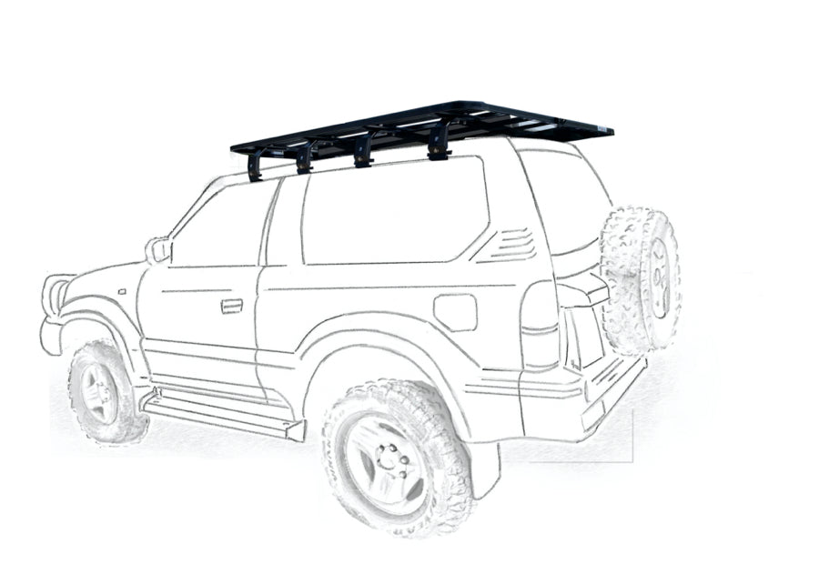 k9-rak-58-land-cruiser-prado-95-s-l-wheel-base-. Roofrack Prado 95