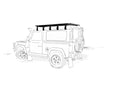 13-k9-rak-landrover-90-1200x857. Roofrack Land Rover Defender 90