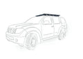 k9-rak-64-nissan-pathfinder. Roofrack Nissan Pathfinder