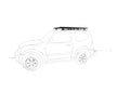 29-k9-rak-mitsubishi-pajero-swb--1200x857. Roofrack Pajero Shortwheel base