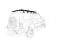 k9-rak-48-mitsibishi-pajero-gen-2--1200x857. Roofrack Pajero Long wheel base