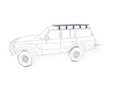 42-k9-rak-toyota-landcruiser-60-series. Roofrack Land cruiser 60