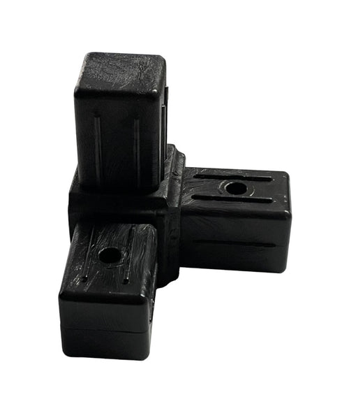 3-way-black-ind-25mm-connect-it. 3-way Connect-It Ind Black 25mm